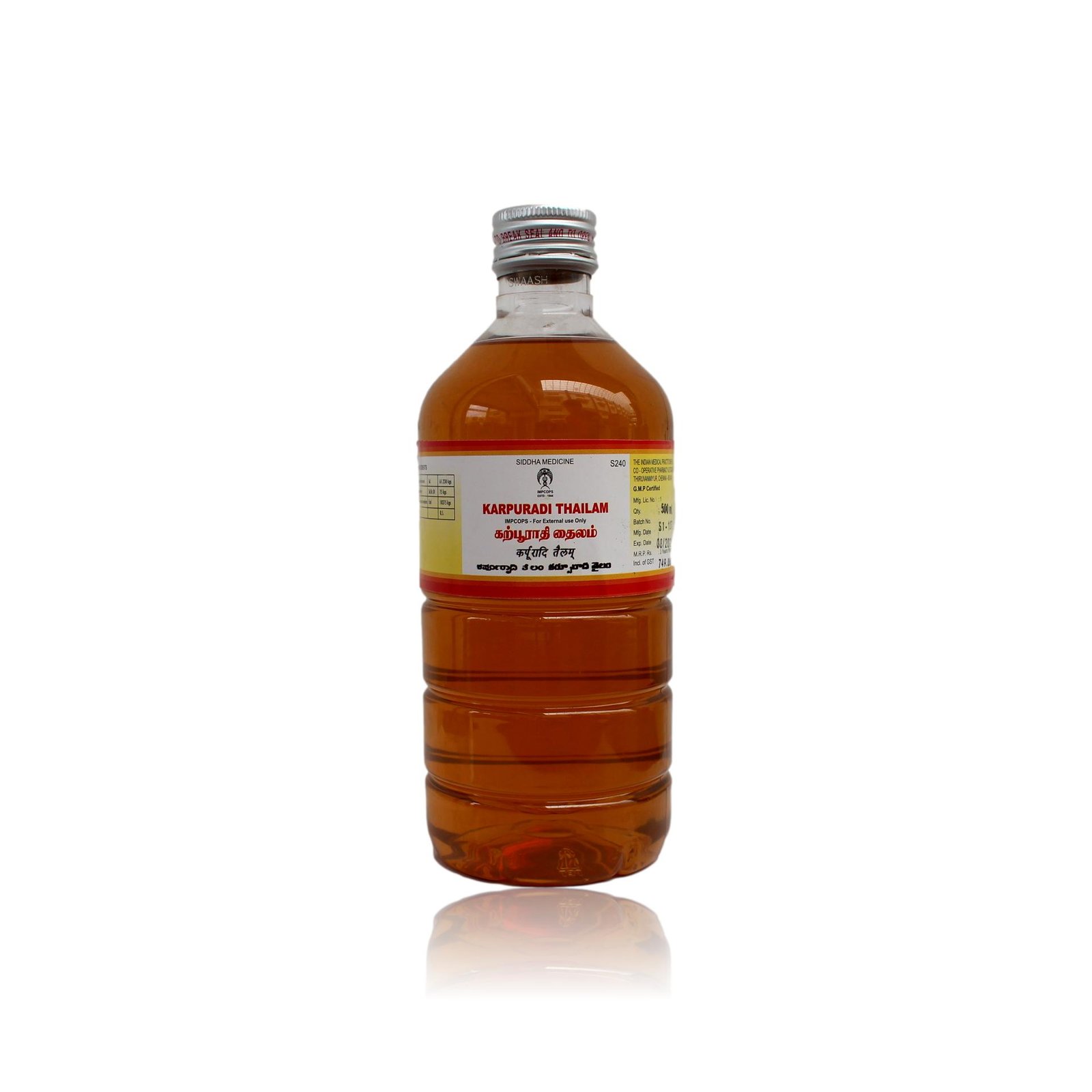 Karpuradi Thailam (Siddha) 100 ml – IMPCOPS