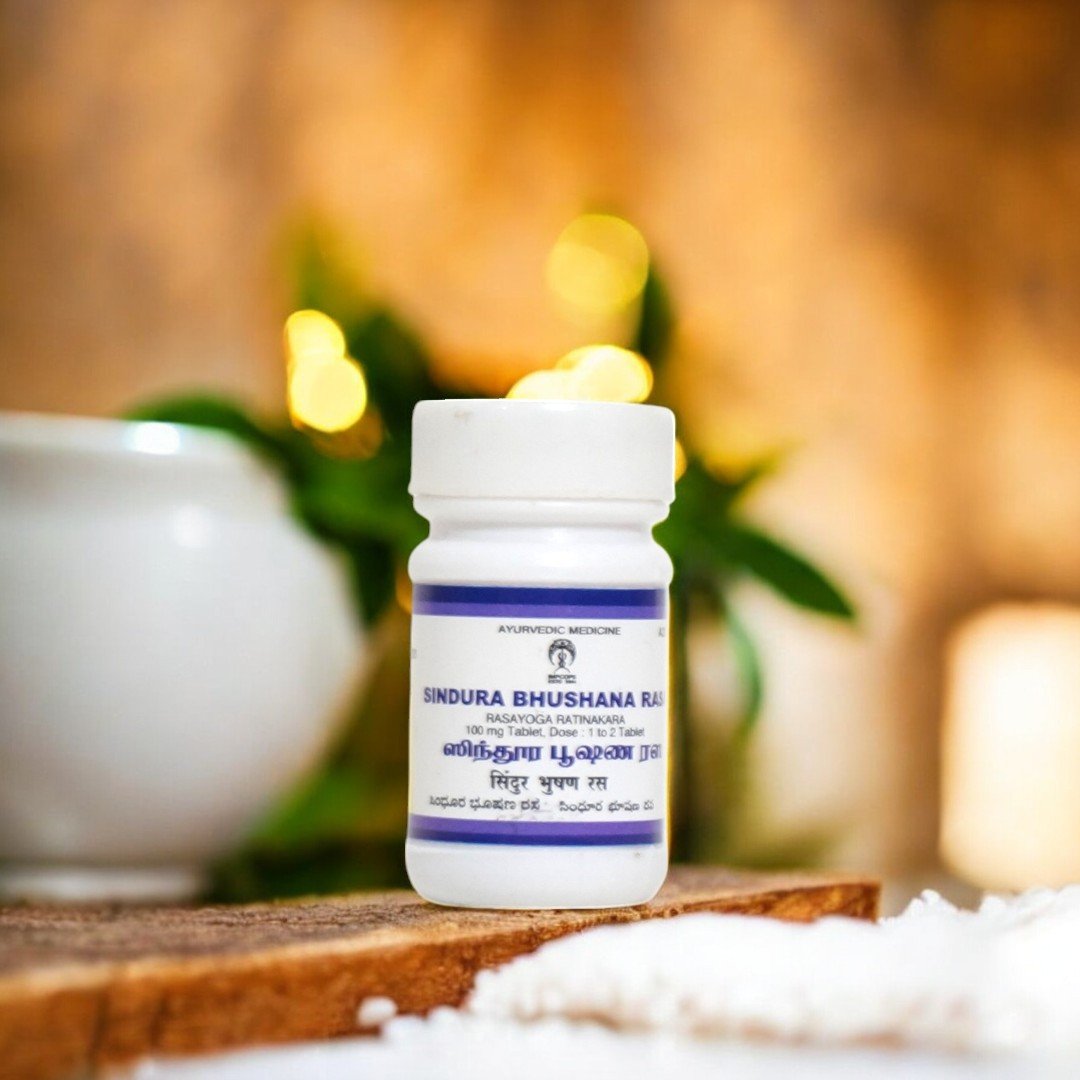 1 Sindura Bhooshana Rasa (Tab.) 10 gm - Image 1